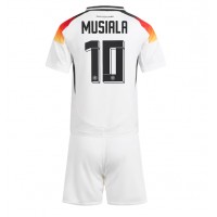 Camiseta Alemania Jamal Musiala #10 Primera Equipación Replica Eurocopa 2024 para niños mangas cortas (+ Pantalones cortos)